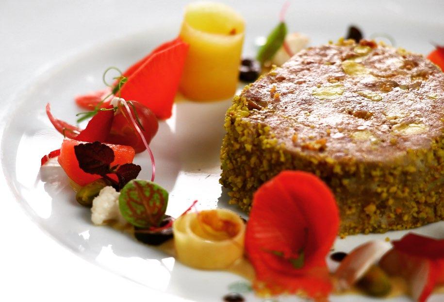 Plat du Chef Jérôme Gonigam Au Faudé à Lapoutroie (Alsace)